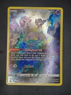 Pokemon Mew GG10/GG70 Crown Zenith Galarian Gallery Ultra Rare - Image 3