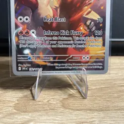 Pokemon Destined Rivals EX Blaziken 192/182 NM Full Art illustration Rare Card - Image 2