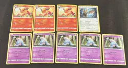 Pokemon TCG SWSH Black Star Promos Lot x9 Flareon Hatenna Noctowl Promo - Image 1