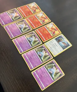 Pokemon TCG SWSH Black Star Promos Lot x9 Flareon Hatenna Noctowl Promo - Image 5