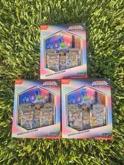 (3) Pokemon TCG Prismatic Evolutions Binder Collection Box (Lot of 3) SEALED 💎 - Image 1