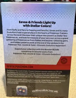 Pokemon Prismatic Evolutions Booster Bundle Box - Image 2