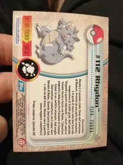 Pokemon Topps Rhydon Exegcute Seel Jynx Kabuto Holo Foil Ita - Image 4