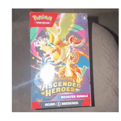 Pokemon TCG Mega Evolution Ascended Heroes Booster Bundle Box (6 Packs) - Image 1