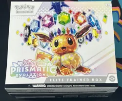 Pokemon TCG Scarlet Violet Prismatic Evolutions Elite Trainer Box ETB Sealed TCG - Image 1