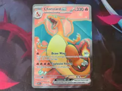 Pokemon Charizard ex 183/165 Sv: Scarlet & Violet 151 Holo NM - Image 1