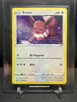Eevee SWSH127 Black Star Promo Holo Pokemon 2021 Sword & Shield - NM - Image 1