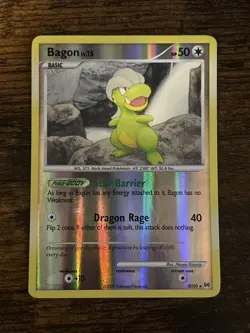 Pokemon Bagon Shiny Platinum Arceus Ultra Rare Reverse Holo Card SH10 - Image 1