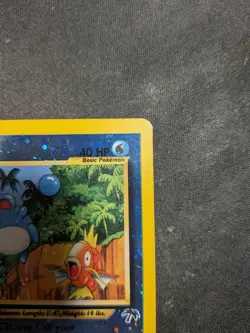 Marill 11/18 Reverse Holo Foil Southern Islands Pokemon Card TCG MP DUAL SWIRL - Image 3