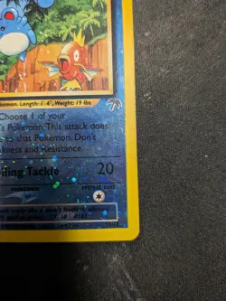 Marill 11/18 Reverse Holo Foil Southern Islands Pokemon Card TCG MP DUAL SWIRL - Image 5
