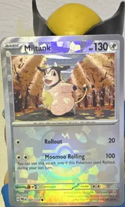 Pokemon TCG Miltank Master Ball Pattern Holo 081/131 Sv Prismatic Evolutions EN - Image 1