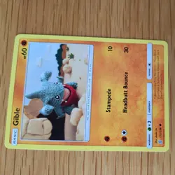 GIBLE 112/236 POKEMON CARD (UNIFIED MINDS SET) ASAKO ITO CROCHET - Image 3