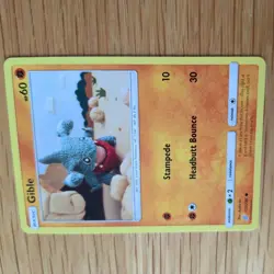 GIBLE 112/236 POKEMON CARD (UNIFIED MINDS SET) ASAKO ITO CROCHET - Image 4