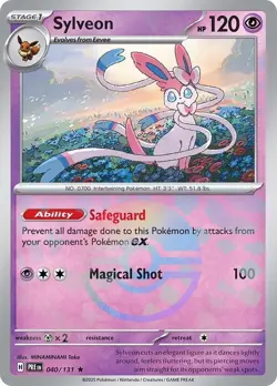 Pokemon TCG Sylveon 040/131 Pokeball Holo Prismatic Evolution NM - Image 1