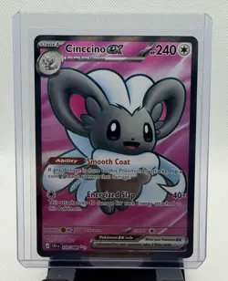 Pokemon TCG Cinccino EX 105/086 CRI Ultra Rare Holo Chaos Rising NM - Image 1