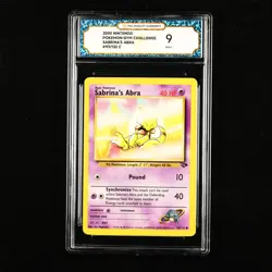 TQG 9 MINT 2000 Pokemon ENG Sabrina's Abra #93/132 C(1) - Image 1