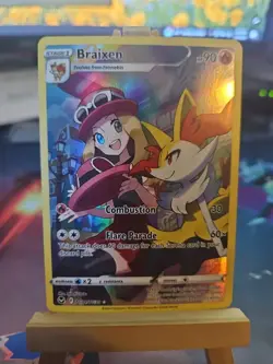Pokemon TCG Braixen Silver Tempest Holo Ultra Rare TG01/TG30 NM - Image 1