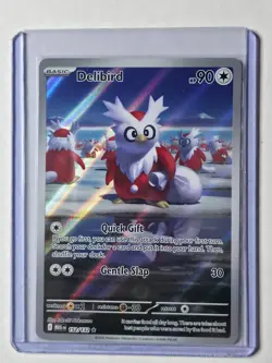 Delibird 152/132 Illustration Rare Mega Evolution Pokemon Near Mint - Image 1