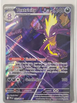 Toxtricity 103/094 Illustration Rare Phantasmal Flames Pokemon Holo Near Mint - Image 1
