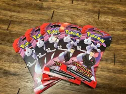 Pokemon TCG Scarlet & Violet Destined Rivals - 5 Sleeved Booster Packs! - Image 1