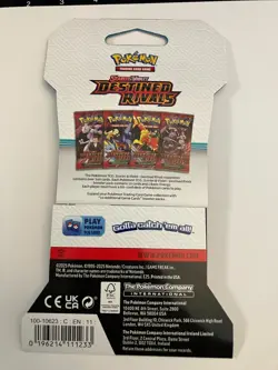 Pokemon TCG Scarlet & Violet Destined Rivals - 5 Sleeved Booster Packs! - Image 4