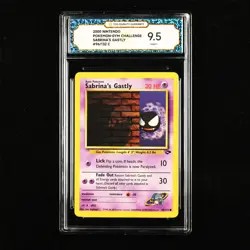 TQG 9.5 MINT+ 2000 Pokemon ENG Sabrina's Gastly #96/132 C - Image 1
