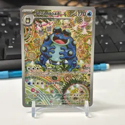 2025 Pokemon Scarlet & Violet Black Bolt Illustration Rare Seismitoad #105/086 - Image 1