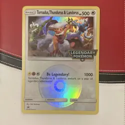 Pokemon Tornadus Thundurus Landorus Promo Holo Oversized TAG TEAM 500 HP English - Image 1