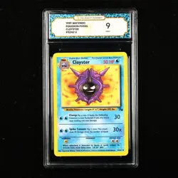 TQG 9 Mint 1999 Pokemon ENG Cloyster #32/62 U - Image 1