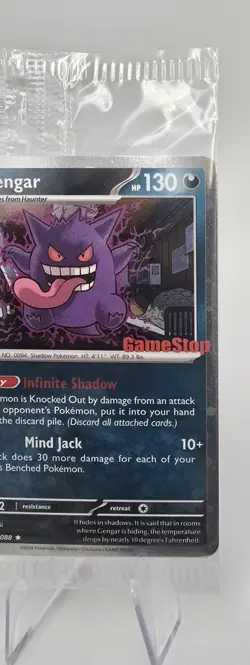 Pokemon TCG Gengar GameStop Stamped Promo Cosmic Holo 050/88 Perfect Order M/NM - Image 4