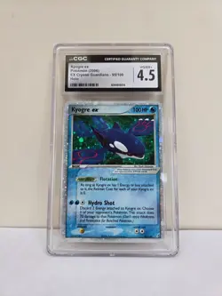 Kyogre ex 95/100 holo - GRADED CGC 4.5 - vintage (2006) - Pokemon TCG - Image 2