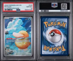 2026 POKEMON ASC EN-ASCENDED HEROES ILLUSTRATION RARE #226 PSYDUCK PSA 10 - Image 3