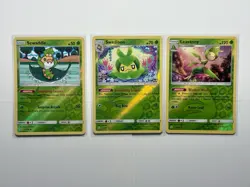 Pokemon Card Lot - Unified Minds Leavanny Evolution Line - X3 Rev. Holos - A85 - Image 1