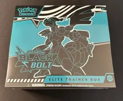 Pokemon TCG Black Bolt Elite Trainer Box ETB New Factory Sealed Fast Ship! - Image 1