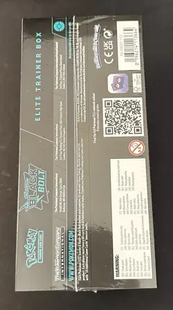 Pokemon TCG Black Bolt Elite Trainer Box ETB New Factory Sealed Fast Ship! - Image 5