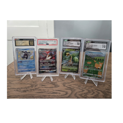 Pokemon Card Lot 4 Graded Cards CGC And PSA-Ditto Mr. Rime Honchkrow Exeggutor - Image 1