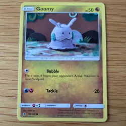 GOOMY 94/145 POKEMON CARD (GUARDIANS RISING SET) ASAKO ITO CROCHET - Image 2