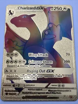 Pokemon Gold 10 Cards Set Tag Team Charizard Pika Blastoise - Image 4