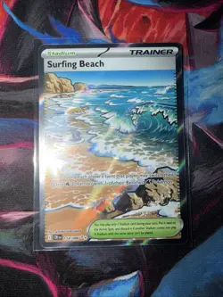 Surfing Beach 114/086 Pokemon Chaos Rising Full Art NM - Image 1