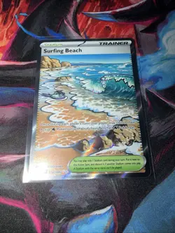 Surfing Beach 114/086 Pokemon Chaos Rising Full Art NM - Image 2