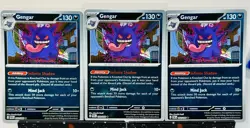 Pokemon Perfect Order Gengar Lot 7x 050/088 Holo & Reverse NM POR - Image 2