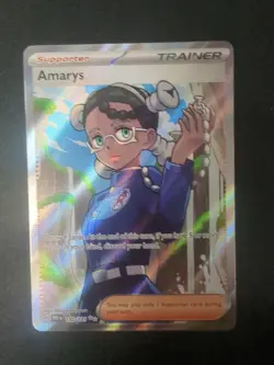 Amarys 132/131 Ultra Rare SV: Prismatic Evolutions Pokemon TCG NM - Image 1