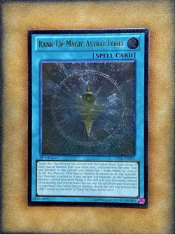 Yugioh Rank-Up-Magic Astral Force LVAL-EN059 Ultimate Rare 1st Ed LP - Image 1