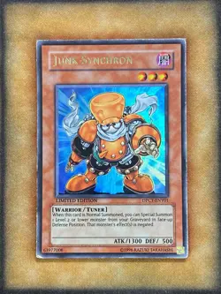 Yugioh Junk Synchron DPCT-ENY01 Ultra Rare Limited Edition LP - Image 1