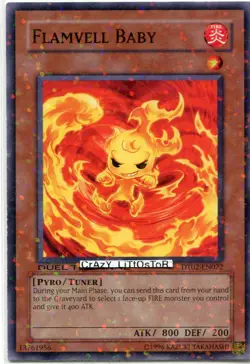 16 X YU-GI-OH FLAMVELL BABY DUEL TERMINAL COMMON MINT DT02-EN022 - Image 1