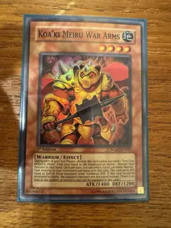 Koa'ki Meiru War Arms [RGBT-EN081] Super Rare 1st Edition - Yugioh LP - Image 1