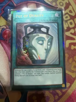 Pot of Duality RA02-EN057 Ultimate Rare Yugioh Card NM - Image 1