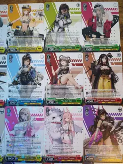 Beautiful 20 Weiss Schwarz NIKKE Card Lot - Anime Waifu Marian Guilty Maiden - Image 3