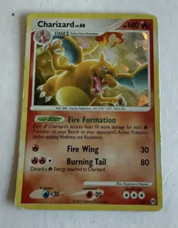 Pokemon TCG Charizard Arceus Holo Card 1/99 Cracked Ice - Image 1