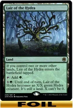 1x - Lair of the Hydra - [SELECT] - Forgotten Realms - NM MTG - Image 2